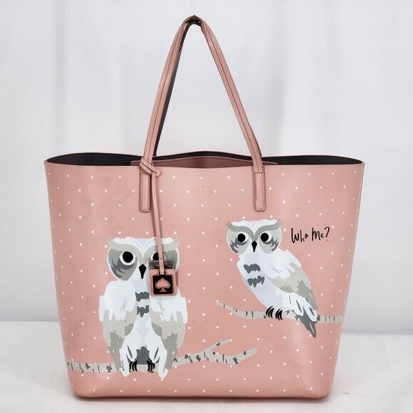Kate Spade Blaze A Trail Owl Who Me? Tote Bag - Picture 1 of 16